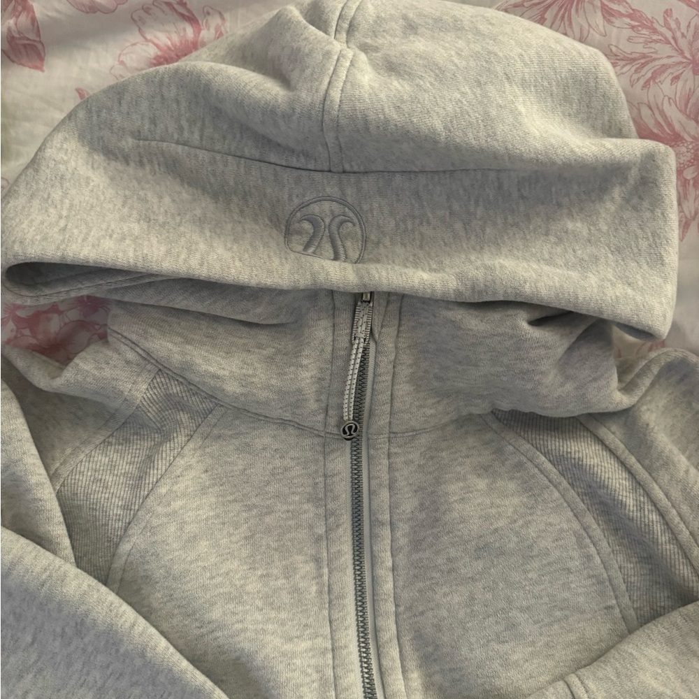 lululemon athletica Suba Heather Gray Zip-Up Hoodie